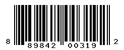 upc 889842003192 barcode image