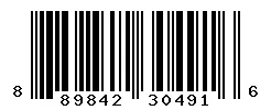 UPC barcode 889842304916