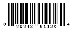 upc 889842611304 barcode image