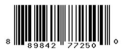 UPC barcode number 889842772500