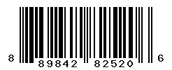 UPC barcode number 889842825206