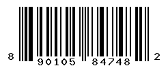 UPC barcode number 8901058847482