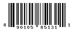 UPC barcode number 8901058851311