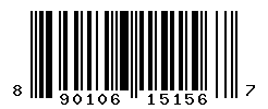 UPC barcode number 8901063151567