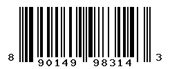 UPC barcode number 8901491983143