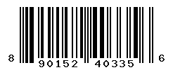 UPC barcode number 8901526403356