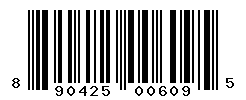 UPC barcode number 8904256006095
