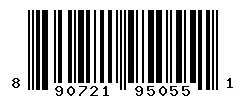UPC 890721950551 barcode image