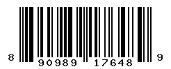 UPC 890989176489 barcode image
