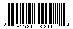 upc 891501001111 barcode image