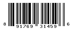 UPC barcode number 891769314596