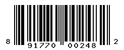 UPC barcode number 891770002482