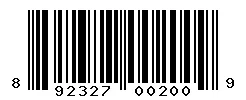 UPC barcode 892327002009