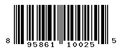 UPC barcode number 895861100255