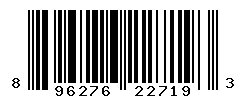 UPC barcode number 896276227193
