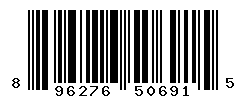 UPC barcode number 896276506915