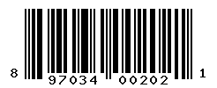 upc 897034002021 barcode image