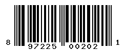 upc 897225002021 barcode image