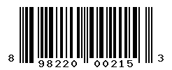upc 898220002153 barcode image