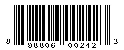 UPC barcode 898806002423