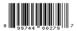 UPC barcode number 899744002797