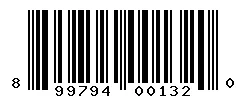 UPC barcode 899794001320