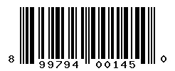 UPC barcode 899794001450