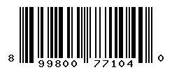 UPC barcode number 8998009771040