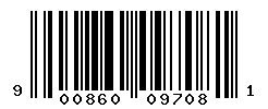 UPC barcode number 9008606097081
