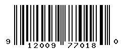 UPC barcode number 9120096770180
