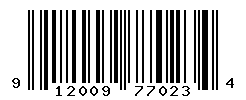 UPC barcode number 9120096770234