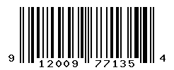UPC barcode number 9120096771354