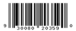 UPC barcode number 9300807203590