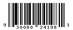 UPC barcode number 9300807241981