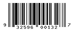 UPC barcode number 9325969001327