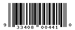 UPC barcode number 9334084004410