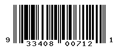 UPC barcode number 9334084007121