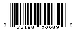 UPC barcode number 9351668000699