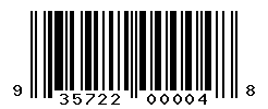 UPC barcode number 9357228000048