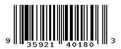 UPC barcode number 9359219401803 lookup