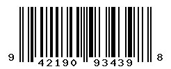 UPC barcode number 9421905934398