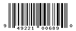 UPC barcode number 949221006890