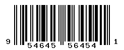 UPC barcode number 9546454564541