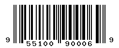 UPC barcode number 9551004900069