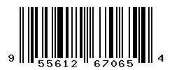 UPC barcode number 9556126670654 lookup