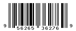 UPC barcode number 956265362769