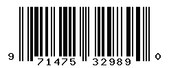 UPC barcode number 971475329890