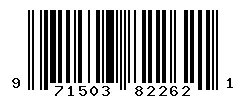 UPC barcode 971503822621