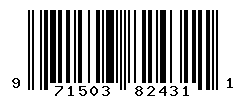 UPC barcode number 971503824311
