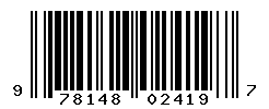 UPC barcode number 9781482024197